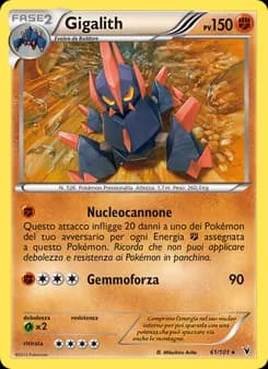 Gigalith card in Italian