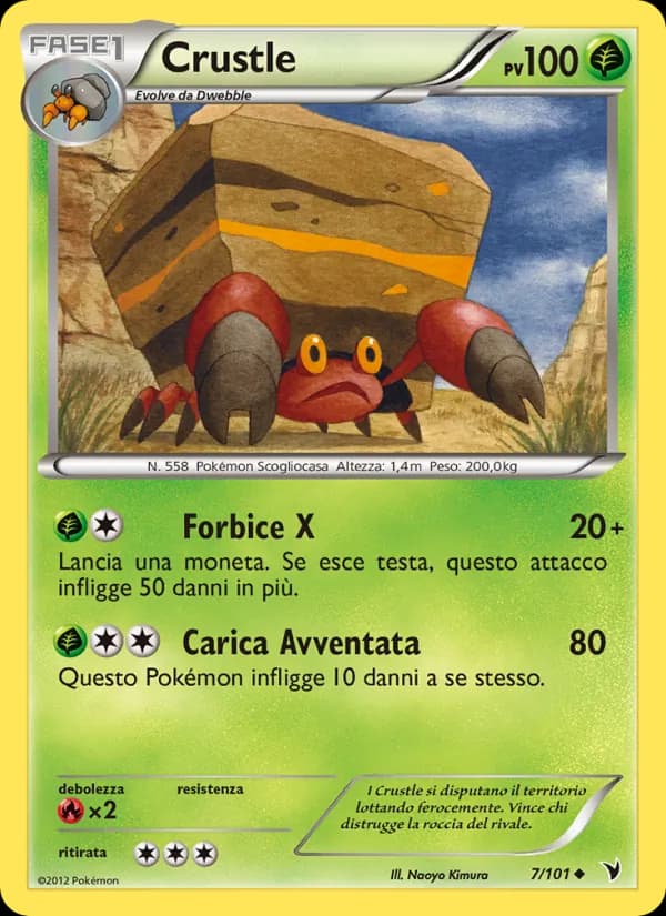 Crustle card in Italian