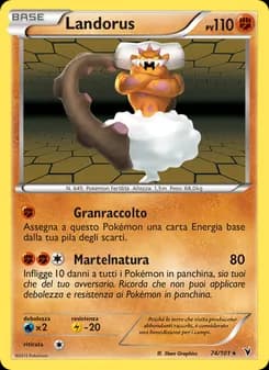 Landorus card in Italian