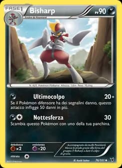 Bisharp card in Italian