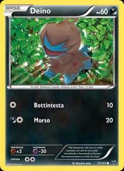 Deino card in Italian
