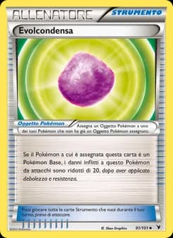 Evolcondensa card in Italian