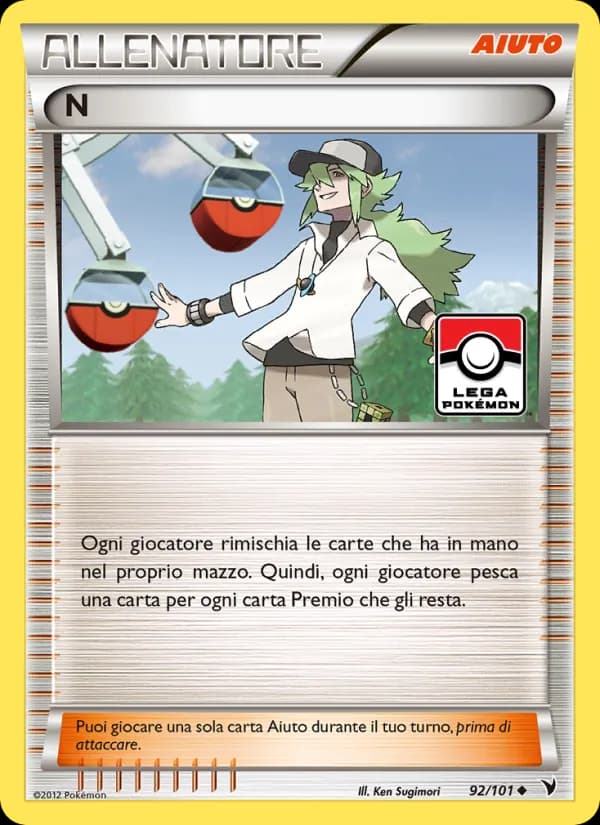 N card in Italian
