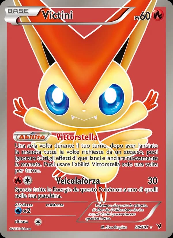 Victini card in Italian