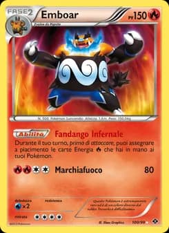 Emboar card in Italian