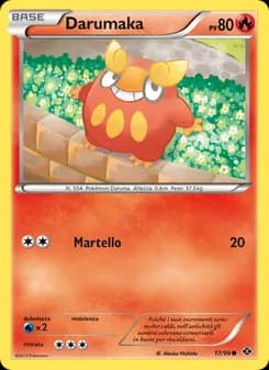 Darumaka card in Italian