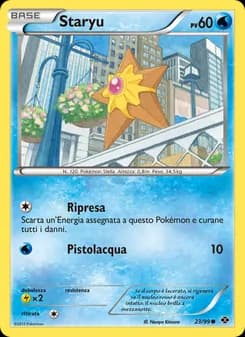 Staryu card in Italian