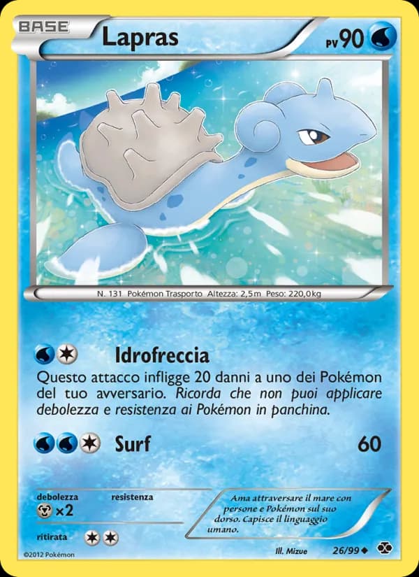 Lapras card in Italian