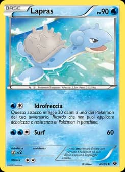 Lapras card in Italian