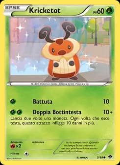 Kricketot card in Italian
