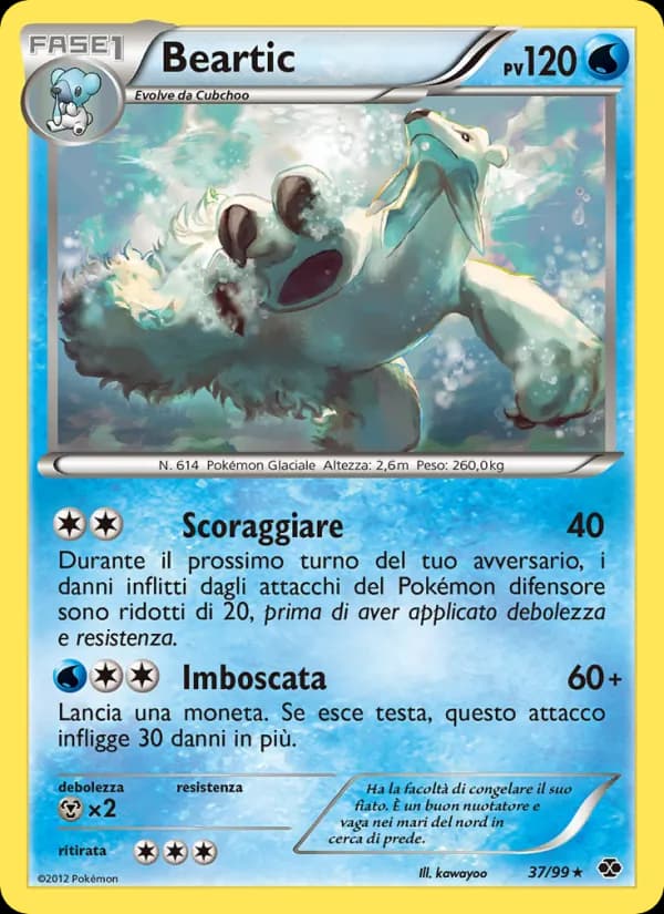 Beartic card in Italian