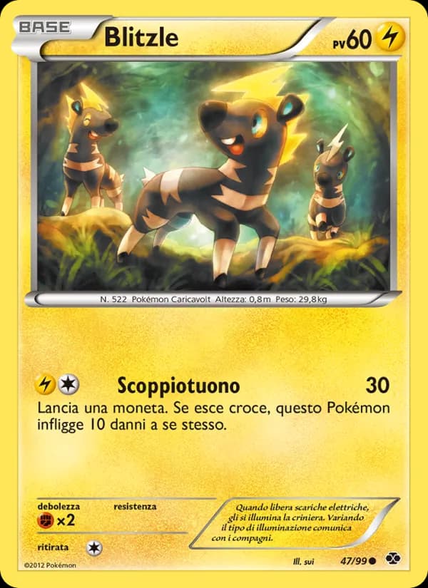 Blitzle card in Italian