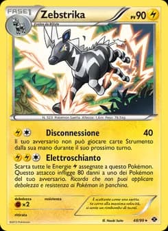 Zebstrika card in Italian