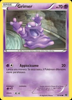 Grimer card in Italian