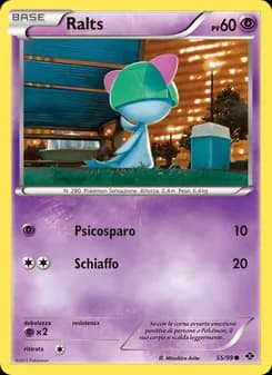 Ralts card in Italian