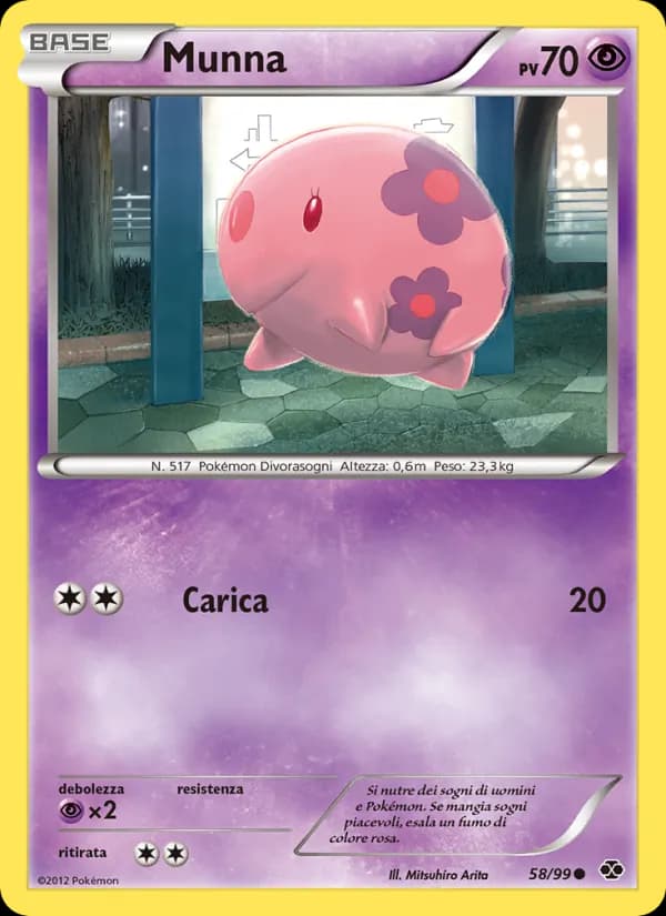Munna card in Italian