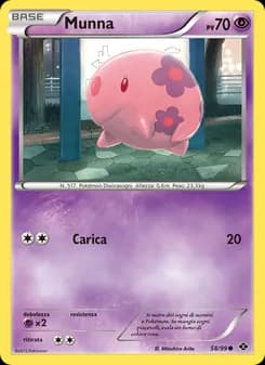 Munna card in Italian