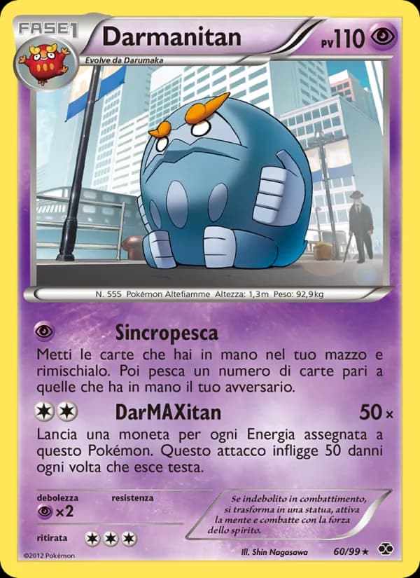 Darmanitan card in Italian