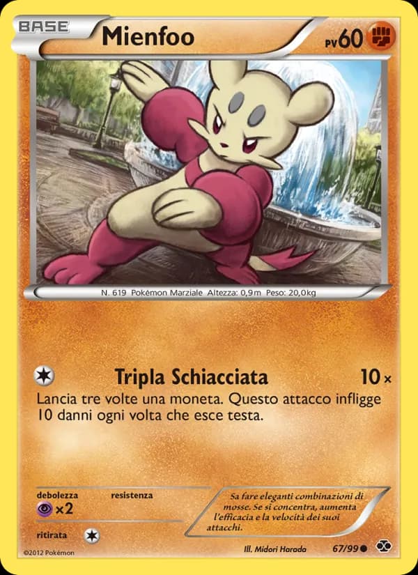 Mienfoo card in Italian