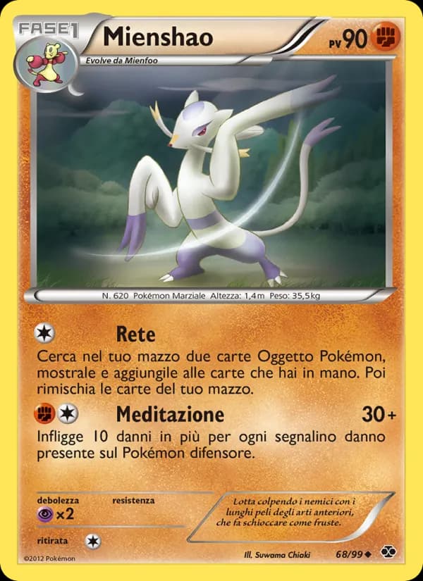 Mienshao card in Italian