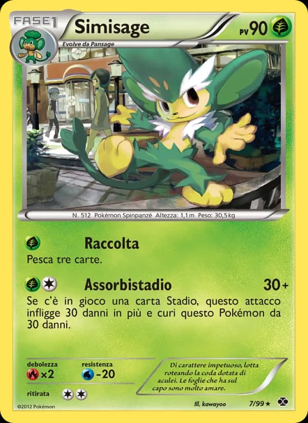 Simisage card in Italian