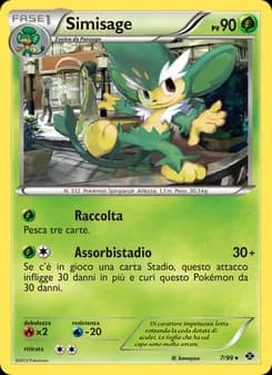 Simisage card in Italian