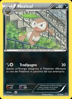 Nuzleaf card in Italian