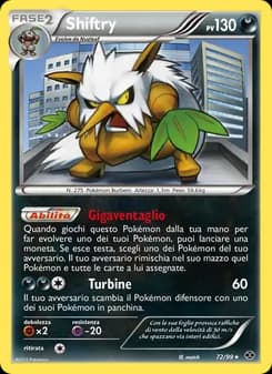 Shiftry card in Italian