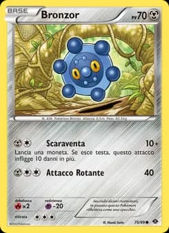 Bronzor card in Italian