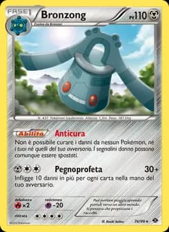 Bronzong card in Italian