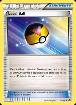 Level Ball card in Italian