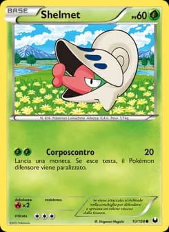 Shelmet card in Italian