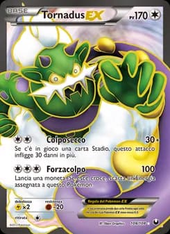 Tornadus-EX card in Italian