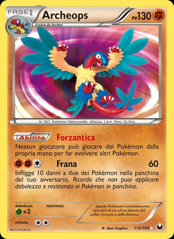 Archeops card in Italian