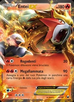 Entei-EX card in Italian