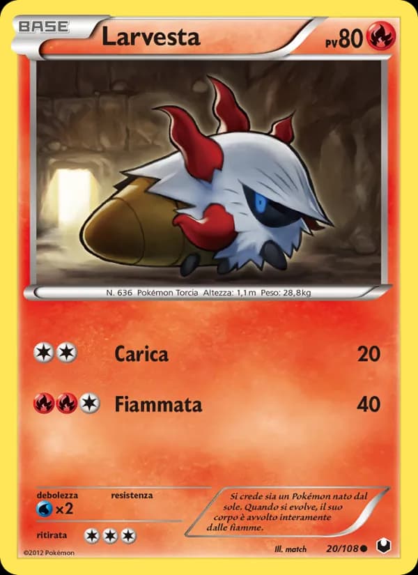 Larvesta card in Italian
