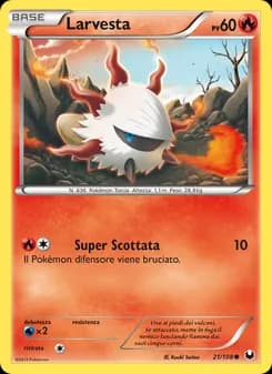 Larvesta card in Italian