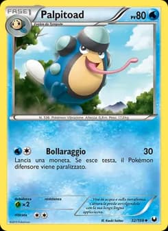Palpitoad card in Italian