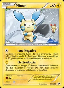 Minun card in Italian