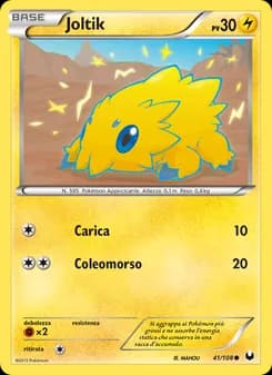 Joltik card in Italian