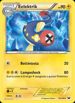 Eelektrik card in Italian