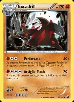 Excadrill card in Italian