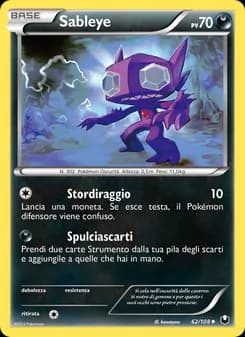 Sableye card in Italian