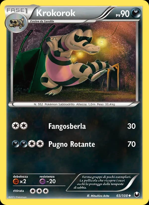 Krokorok card in Italian
