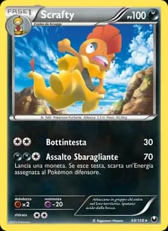 Scrafty card in Italian