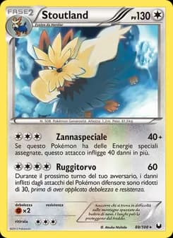 Stoutland card in Italian