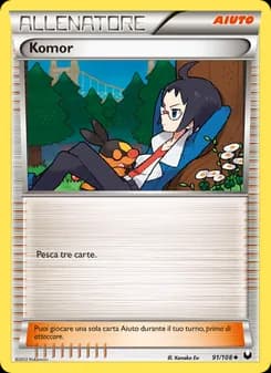 Komor card in Italian