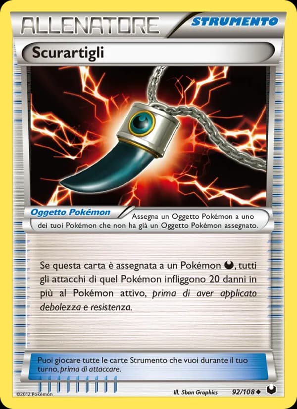 Scurartigli card in Italian