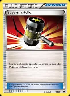 Supermartello card in Italian