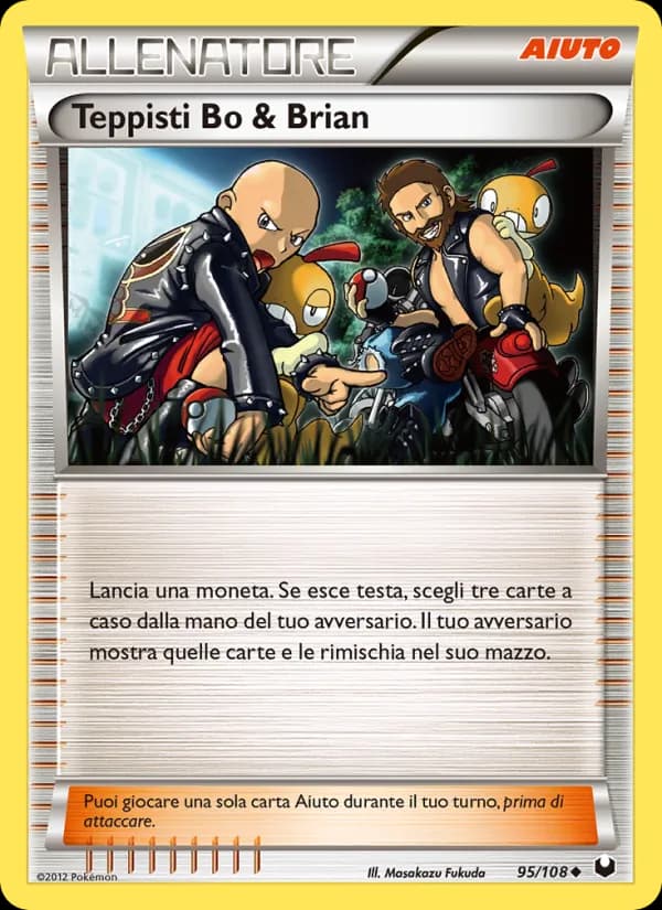 Teppisti Bo & Brian card in Italian